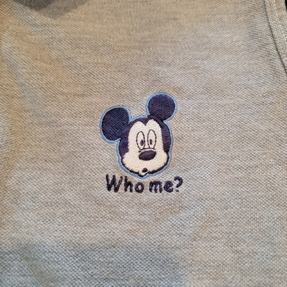 Women's Vintage Disney Mickey Mouse Unlimited Who Me? Tank Top Shirt sz 14/16W - Picture 3 of 10